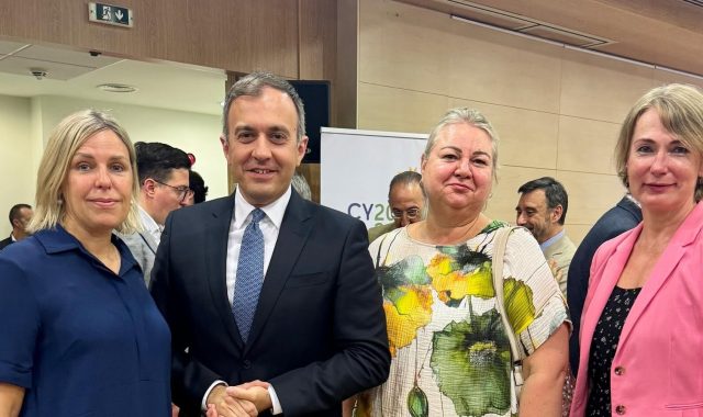 Ο Τάσος Χατζηβασιλείου, στην εκδήλωση της Πρεσβείας της Κύπρου, για τη λήξη της προεδρίας τους (ΦΩΤΟΓΡΑΦΙΕΣ)